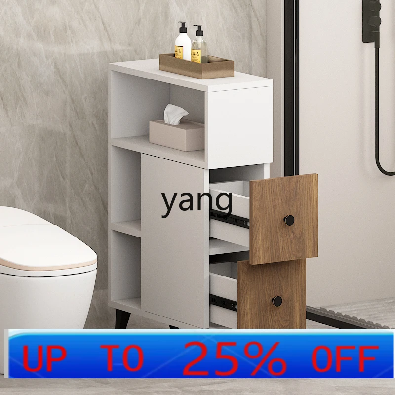 LH  toilet crevice cabinet bathroom side ultra-narrow storage toilet extremely narrow cabinet