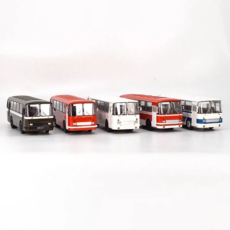 DEMPRICE 1:43 Russian Classic Bus 695s Alloy Car Model Collection Classics Adult Souvenir Gift Static Display