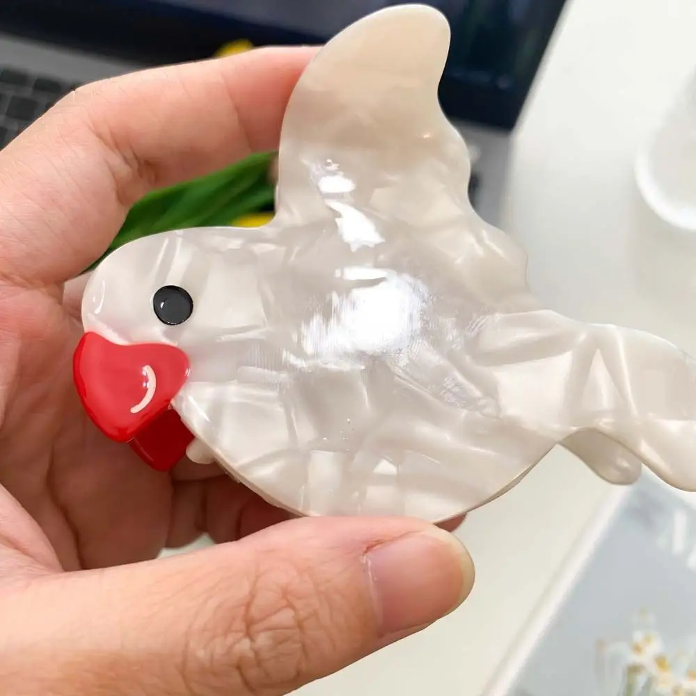 

Mid Size Bird Hair Claw Creative Cartoon Korean Style Animal Shark Clip Headdress Ins Acetate Hair Clip Daily