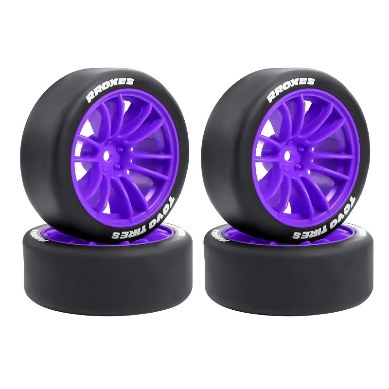 12mm Hex 66*26mm Tires Wheels For 1/10 LC PTG-2R TAMIYA 1/10 XV01 xv02 HSP MJX 10303 10304 xts-s10/ TRXS MiniMini Rally
