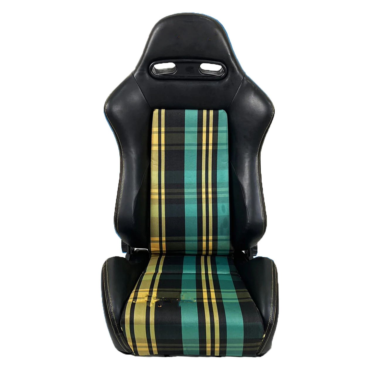 1098 Universal High Quality Leather Car Vehicle Gaming Station Adjustable Sim Bucket Racing Seats