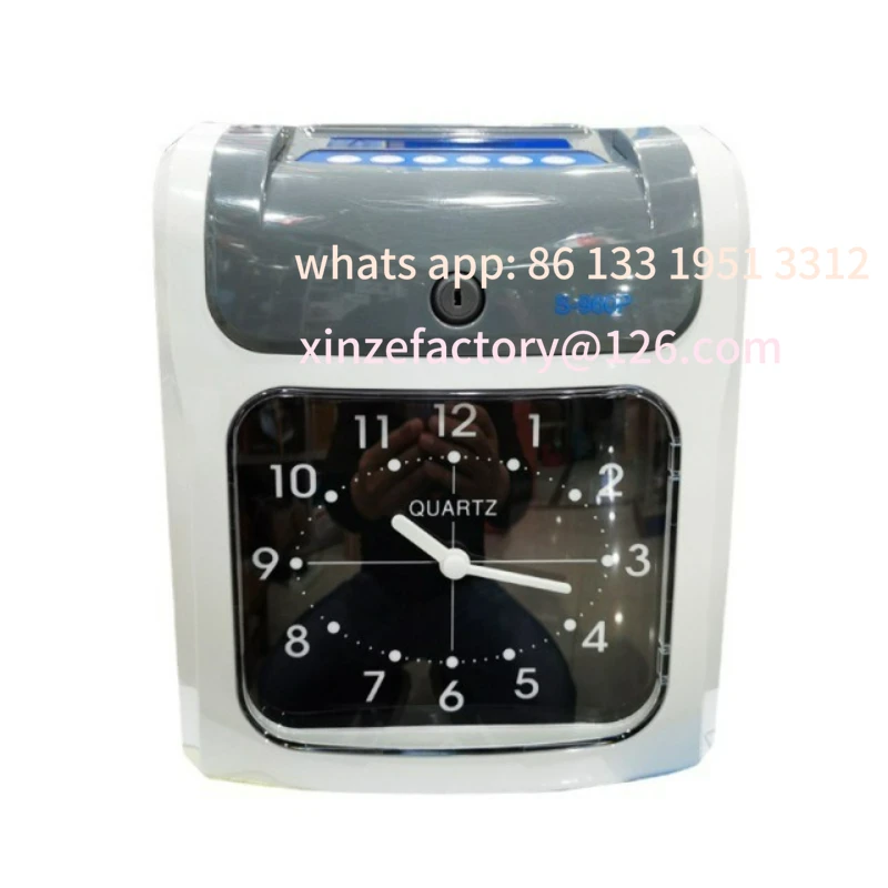 Customizable English version attendance machine two-color punch clock automatic shift multi-shift multi-country English