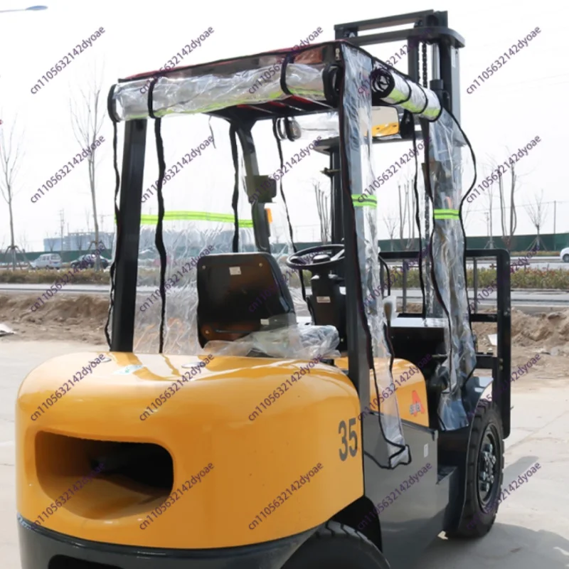 Forklift Rain Cover Car Clothing Thickened Rain Curtain Windshield Awning Suitable Shade