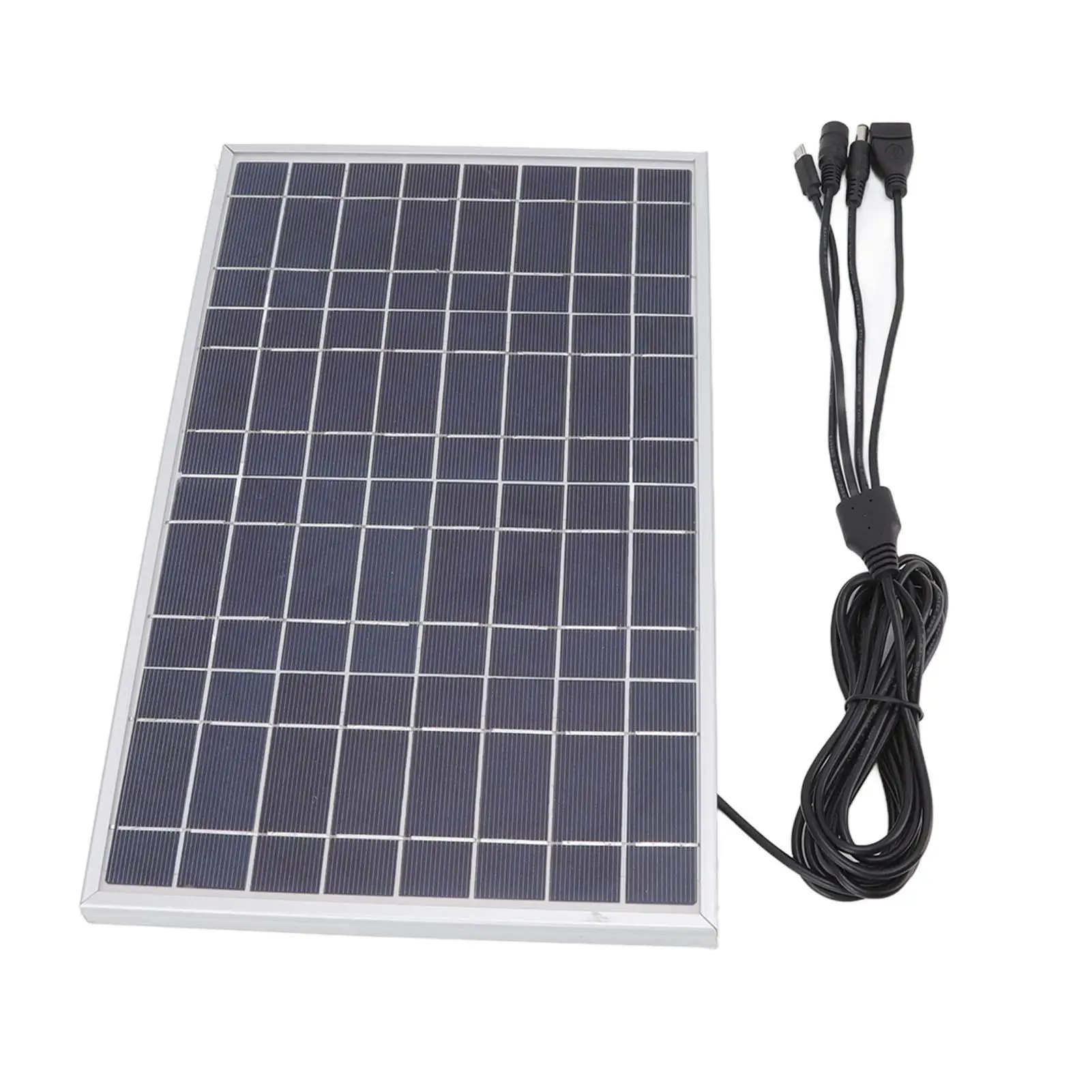 15W 8V Solar Charging Panel for camping - Portable Solar Power Supply