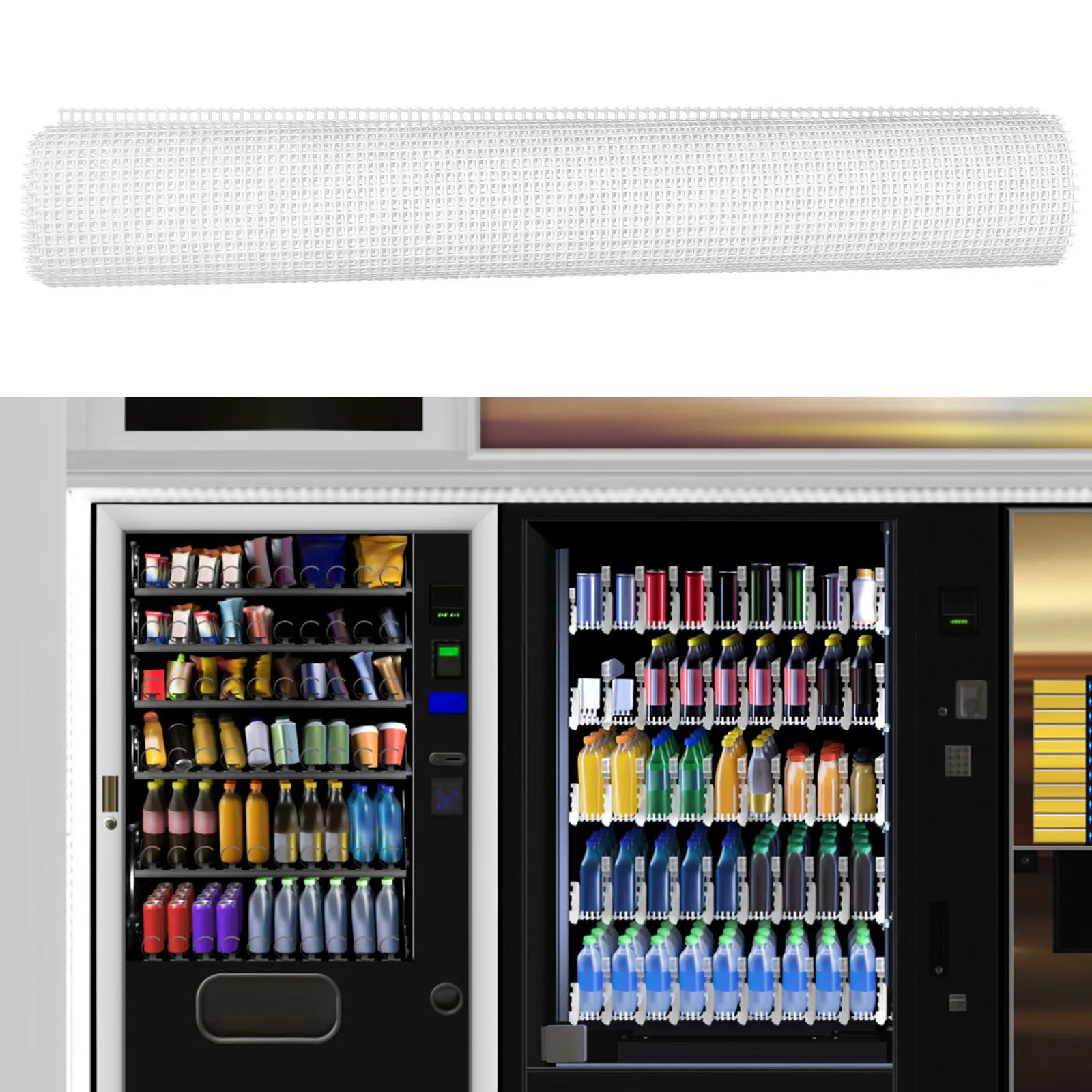 

2pcs Refrigerator Mats PVC Non Slip Shelf Liners for Kitchen Fridge Protector Countertop Stable Durability Smoothness