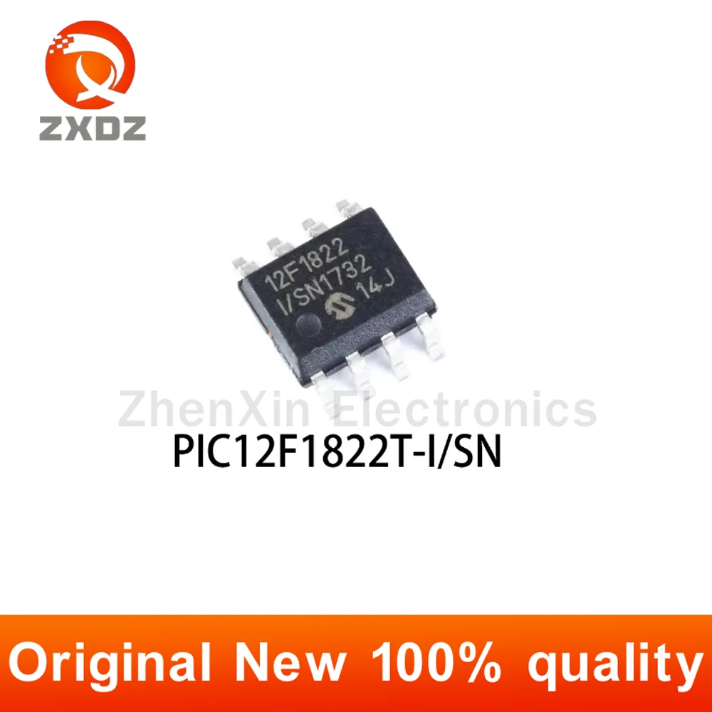 

PIC12F1822T-I microcontroller original SOIC-8/SN patch, MCU, can be directly burned