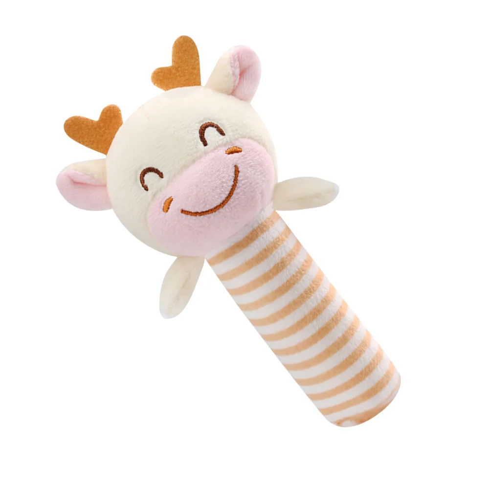 1 Stuks Babybed Bel Tafelbel Cartoon Dier Rustgevende Baby Sussen Grab Stick 0-3 Jaar Kleine Lichtgewicht educatief Bed