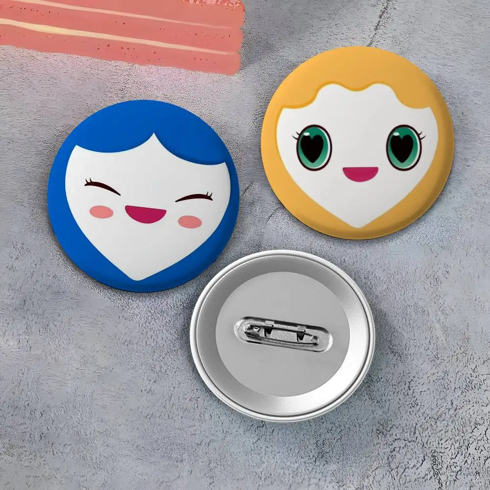 T-TwiceS Im Yoo Hirai Park Kim شارات مستديرة رائعة شارة دبابيس دبابيس الإبداعية للملابس قبعة ظهره هدية اكسسوارات #2