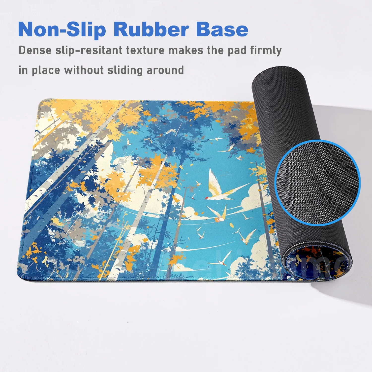 Light and Shadow in The Forest Mouse Pad Gamer Computer Home XXL MousePads Keyboard Pad Carpet Natural Rubber Non-slip Mouse Mat