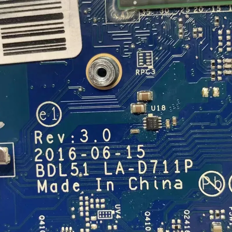 

LA-D711P For HP 15-BA Laptop Motherboard With E2-7110/A8-7410/A6-7310 CPU GM/R5 M130/R5 M330100% Full Tested Working Well