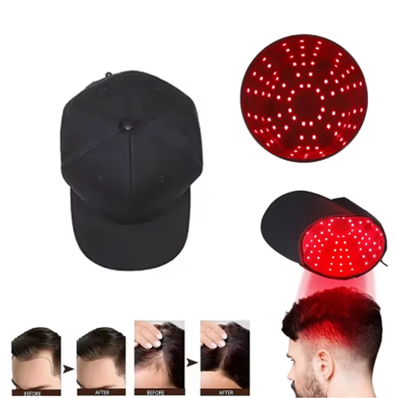 660nm 850nm Red Light Infrared Hair Therapy Hair Growth Cap for Hair Regrowth Anti Hair Loss Relax Scalp Care Hat Anti Hair 2026