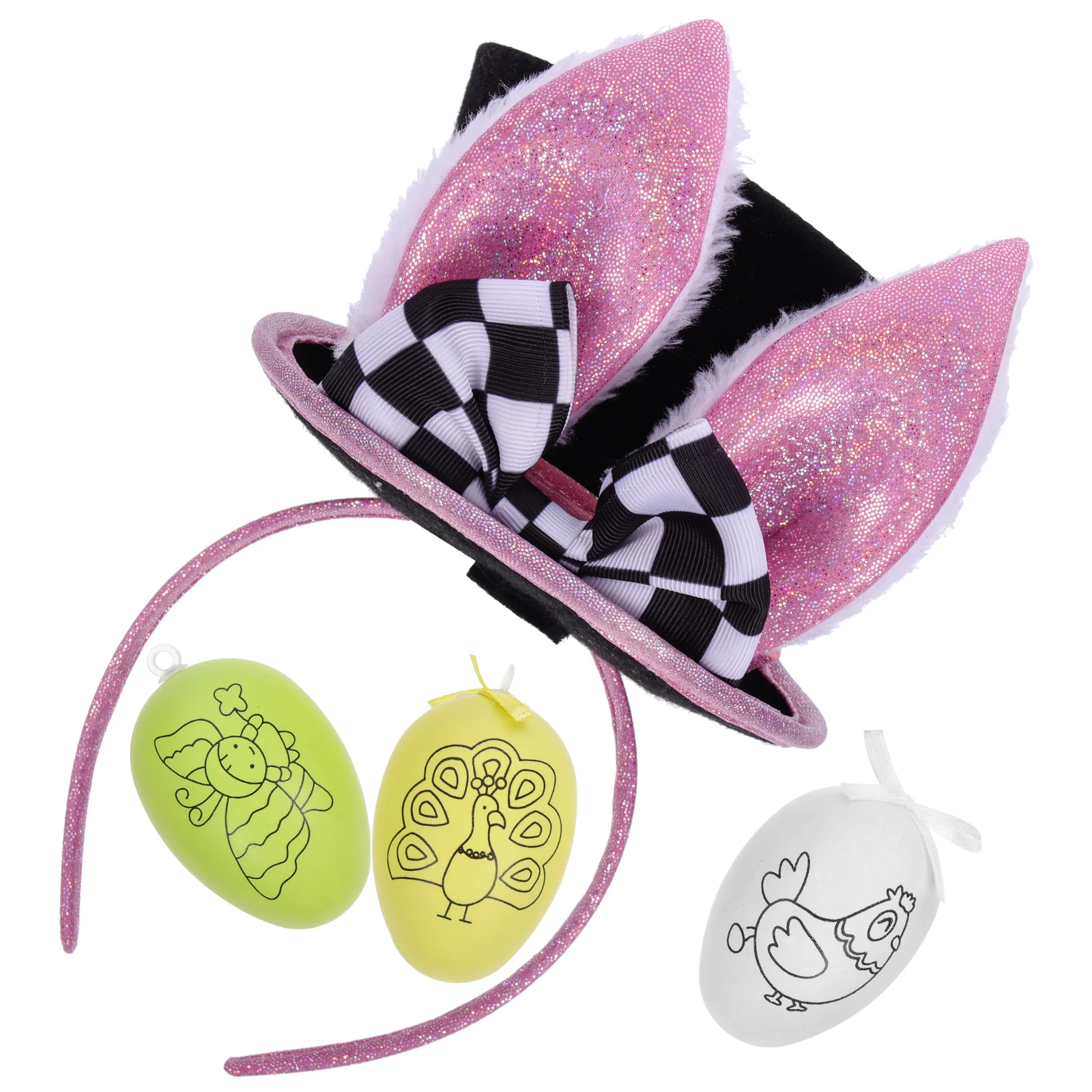 

Bunny Headb Hair Accessories Cosplay Prop s Easter Party Bunny Ear Headwear Headdress Party Bowknot Costume