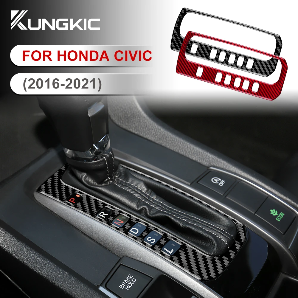 

1 шт., декоративная рамка из углеродного волокна для Honda Civic 2017-2022