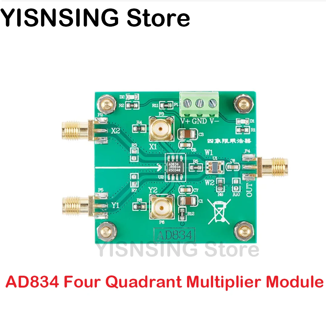 AD9833 DDS Signal Generator Module DC 0-12.5mhz SPI Square Triangle Sine Wave Output Digital Programmable Frequency and Phase