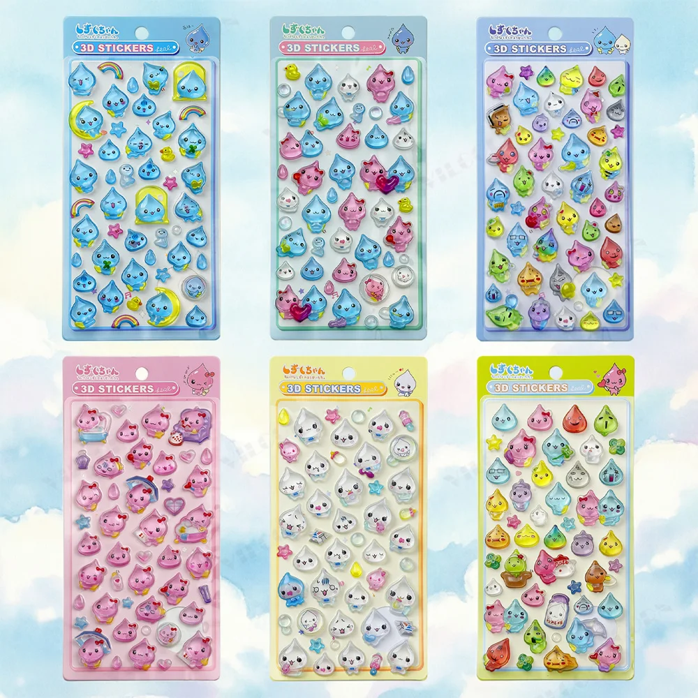 2026 New Cartoon 3D Seal Bonbon Drop Style Sticker for Nintendo Switch 2/OLED/Lite Console DIY Decor Journal Phone Case Stickers