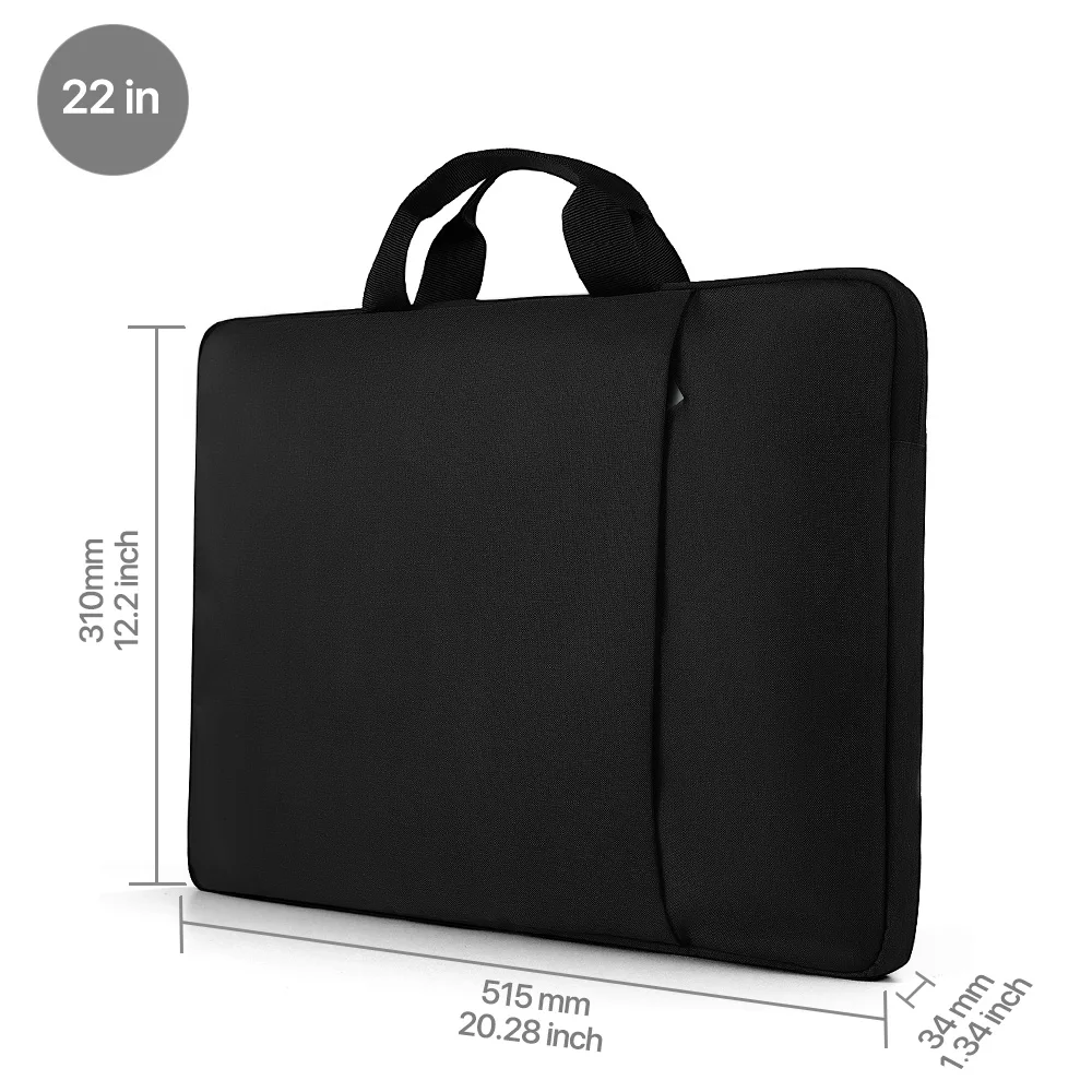 Cdisplay 22 Zoll Laptop-Hülle Tasche langlebige Reise handtasche stoß feste Computer-Schutzhülle mit Griff große Kapazität