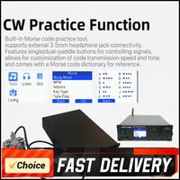 AMNVOLT ATR1000 1000W 1.8-30MHz Automatic Antenna Tuner 1.8In TFT Screen HF Shortwave Radio Tuner Lightweight Antenna Auto Tuner