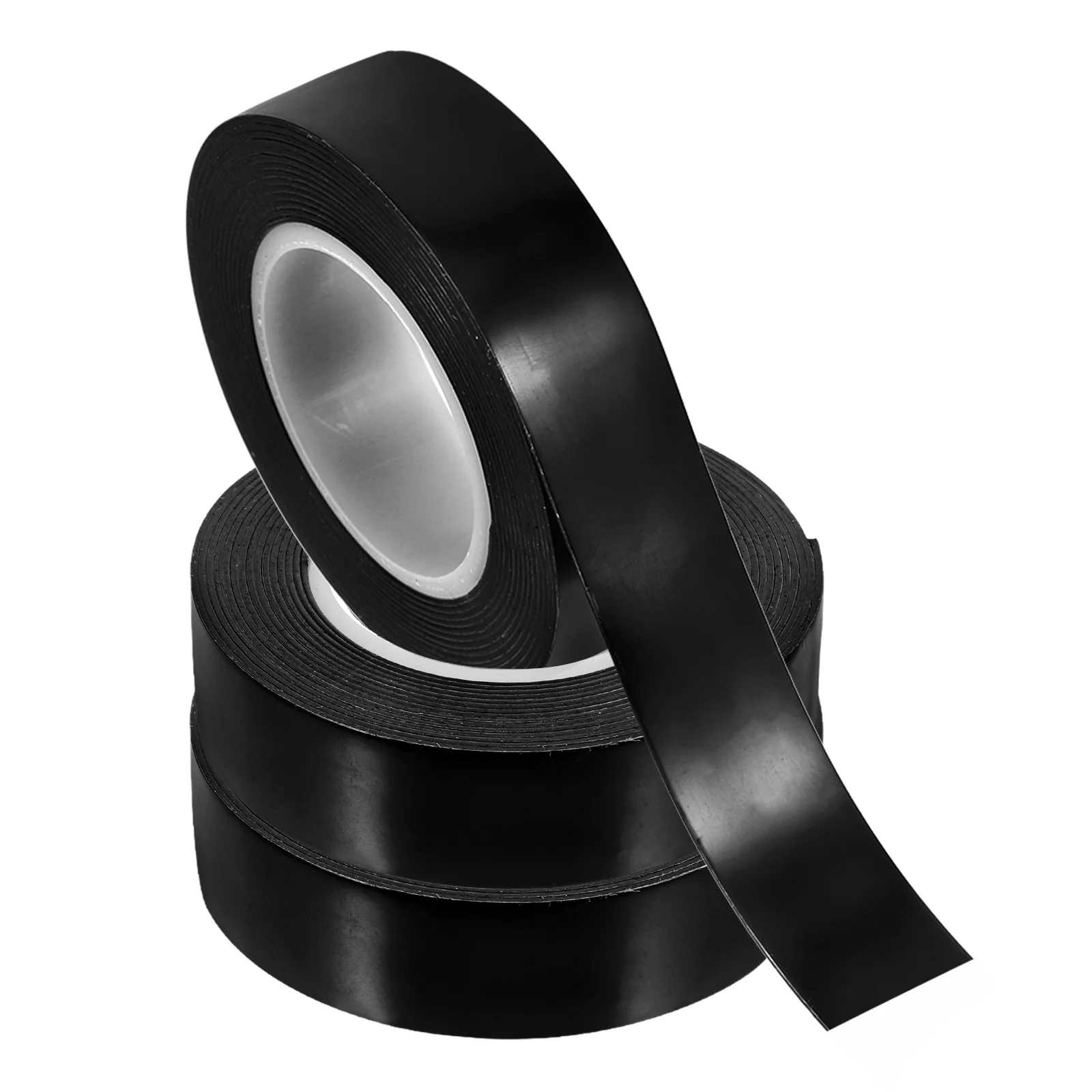 

3 Rolls Black Self-fusing Tape High Temp Electrical Insulation Rubber Wire Automotive Duct Multifunction Repair Sealing