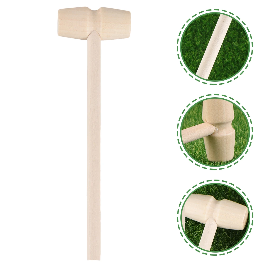 

15pcs Wooden Mallet Kids Educational For Kids Small Hammer Pounding Tool Cake Making Crab Cracking Hammers Hand Tools