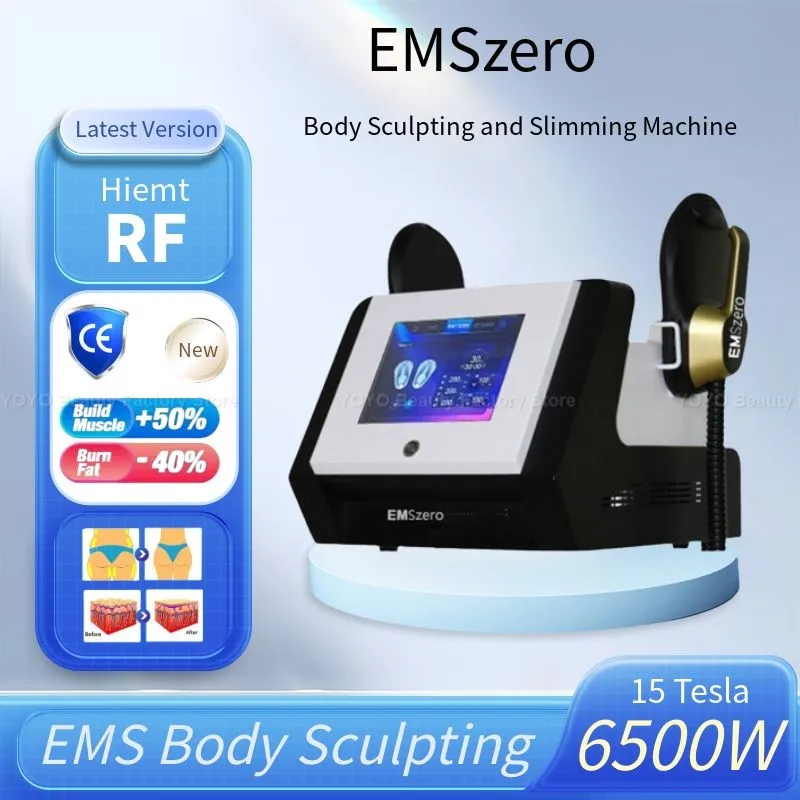 

EMSzero RF NEO 15 Tesla 6500W Machine 200Hz EMS Body Slimming Sculpting Fat Burning Weight Lose Electromagnetic Hiemt