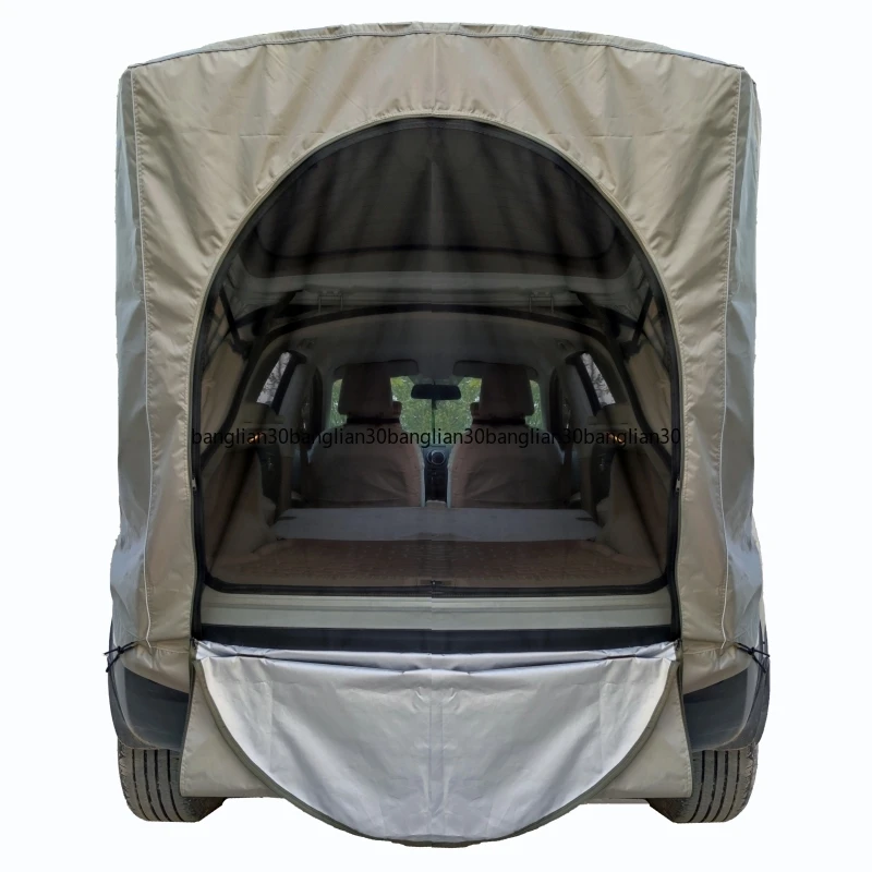 Car SUV self-driving tour Car roof Tail trunk tent Simple version Rainproof outdoor camping