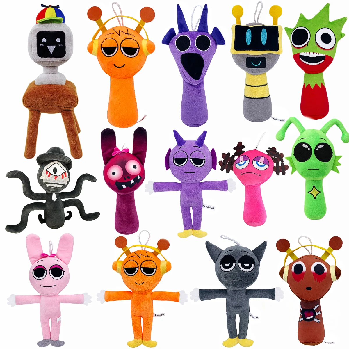 Sprunki Plush Toys Sprunki Incredibox Plushie Doll Singers Oren Wenda Game Cartoon Stuffed Pillow Kids Birthday Christmas Gifts