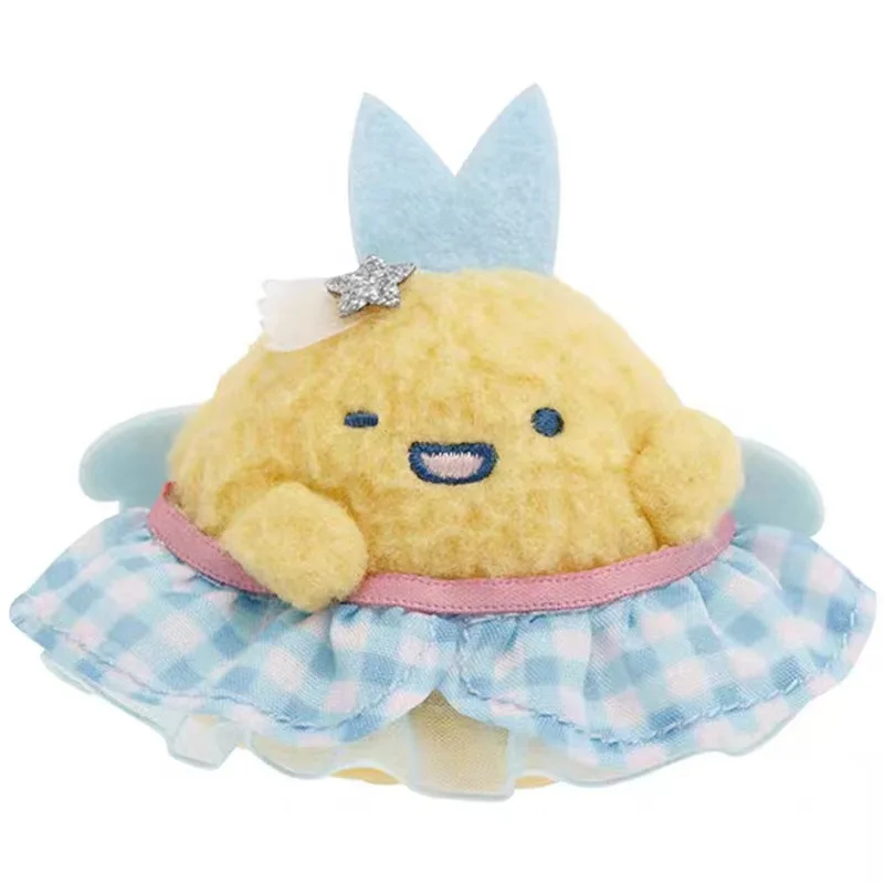 Sumikkogurashi Idol Serie Plüsch-Schlüsselanhänger, süßer Pinguin-Taschenanhänger, Kawaii gebratene Garnelen, weiche Sachen, Zubehör für Geburtstagsgeschenk