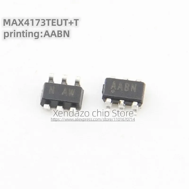5pcs/lot MAX4173TEUT+T MAX4173TEUT Silk screen printing AABN SOT23-6 package High side current detection amplifier +20V/V