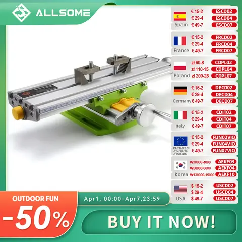 Mini Precision Milling Machine with Drill Vise Allsome