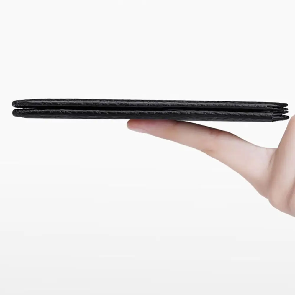 Portable Multi-card Slot Card Case Solid Color PU Leather ID package Card Holder Men Women