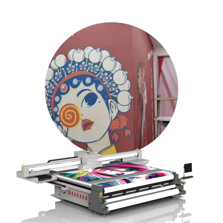 TC-FR3221 True Colour Series UV Flatebed Printer Manufacturing Machine for Advertising Post Card Wall Paper - view 3