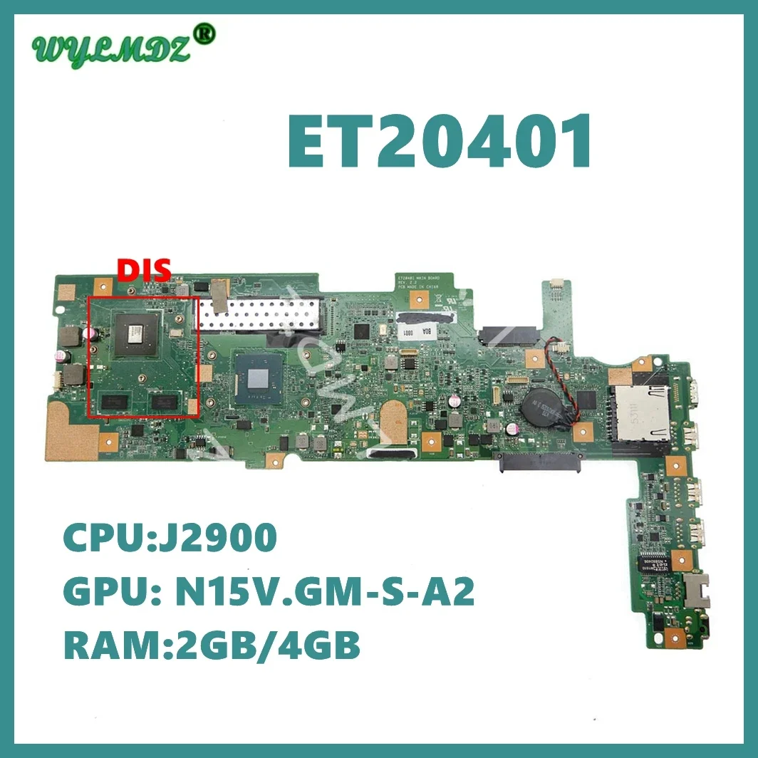 

ET2040I J1800 / J2900 CPU 2GB/4GB RAM Motherboard For Asus ET2040I Mainboard 100% Tested