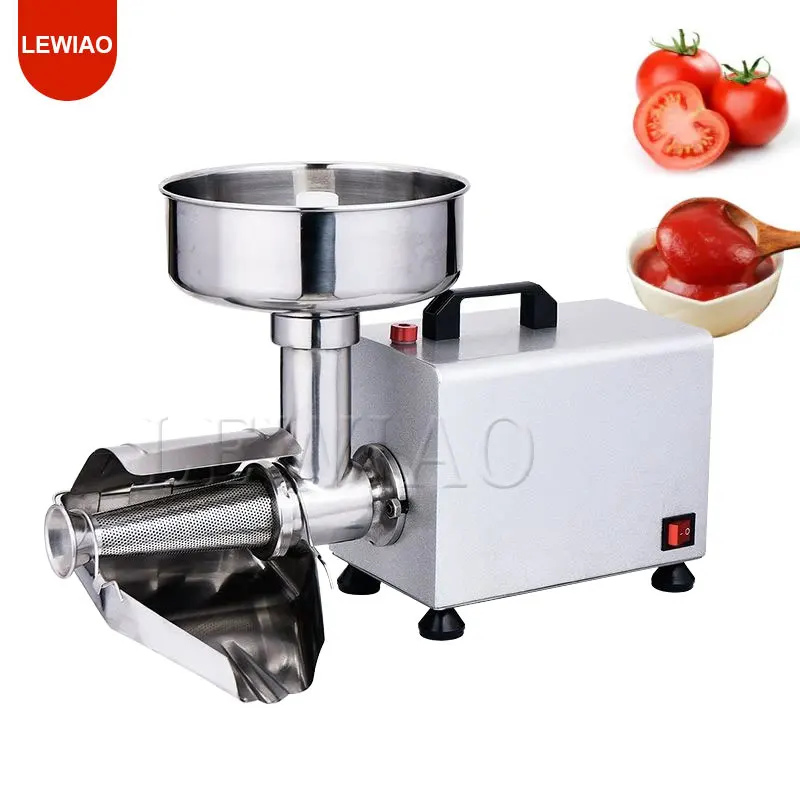 

Electric Fruit Press Strainer Machine Commercial Food Strainer Sauce Maker Stainless Steel Tomato Milling Tool