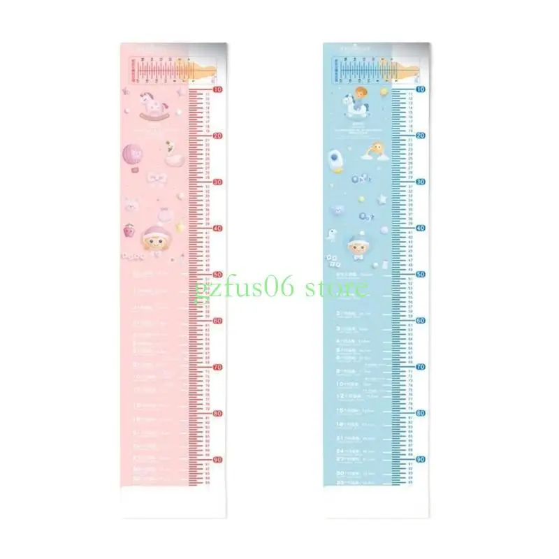

D5QF Infant Height Measuring Mat Lovely Baby Kids Height Ruler Height Measurement
