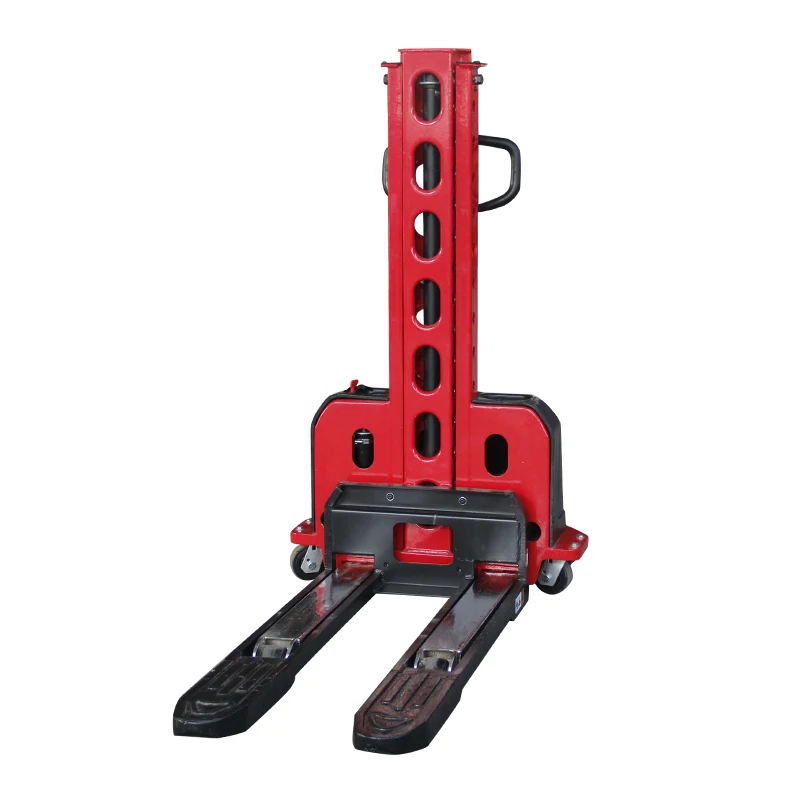 

Stacker & Reclaimers 500kg 1 Ton Electric Pallet Stacker Machine Self Loading Forklift Self Lifting Stacker