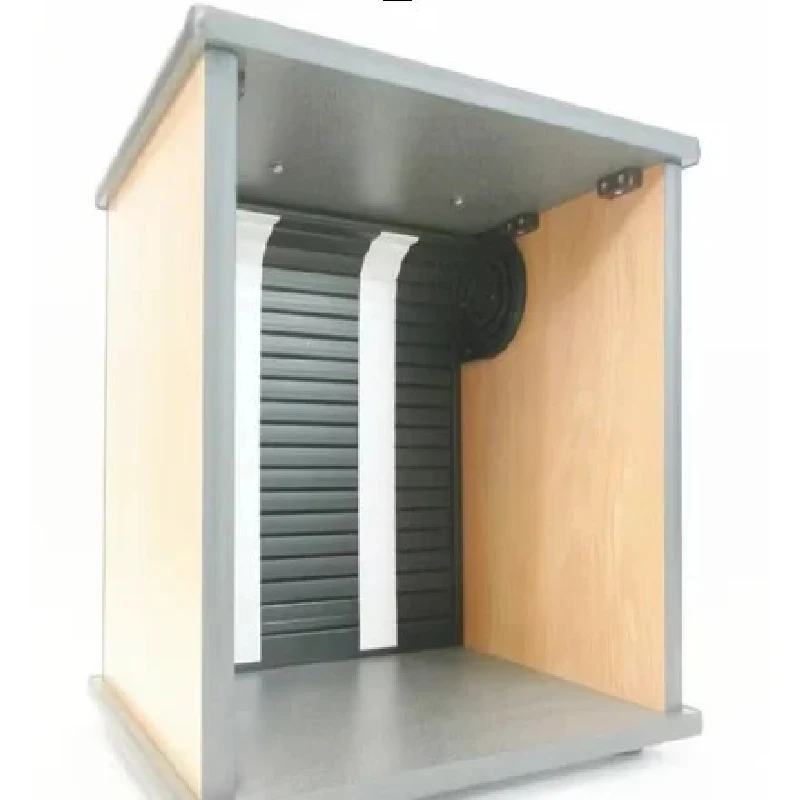 Solid Black Silver Furniture Plastic Extrusion Profile PVC S Slats RV Cinet Roller Shutter Door