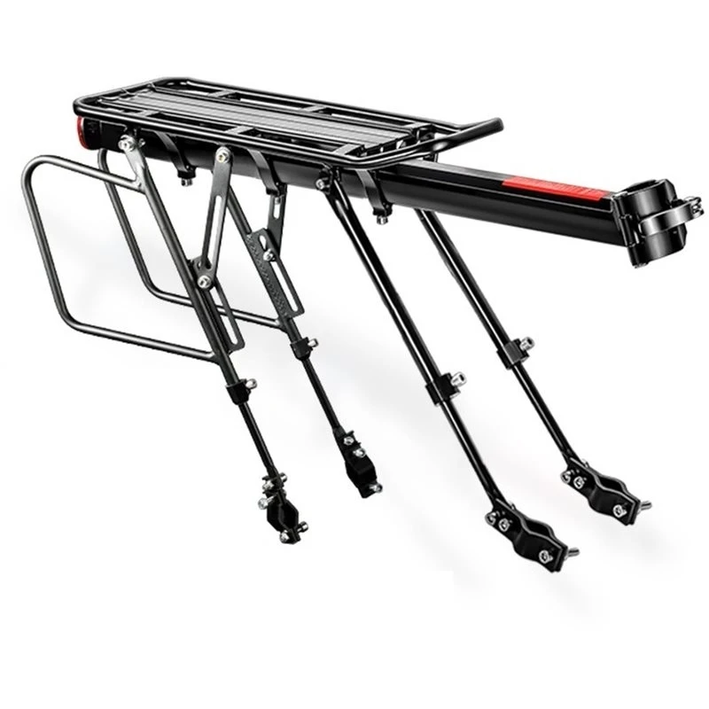 2026 New Mountain Road Bicycle Rear Racks, Quick Release Universal Rear Bike Rack, Solid Bearings Bike Cargo Rack(1PC) Capacity