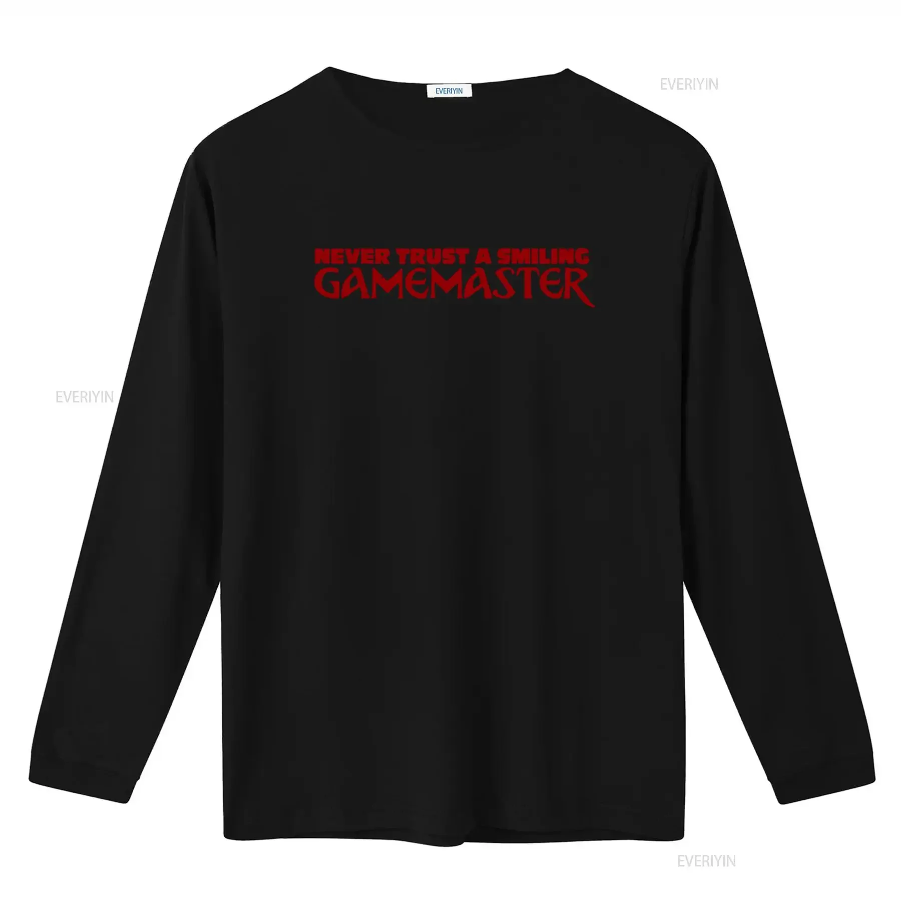 Never Trust A Smiling Gamemaster T Shirt Fun Geek Nerd RPG LARP vintage Washed Unisex streetwear Casual Stretched Breathable