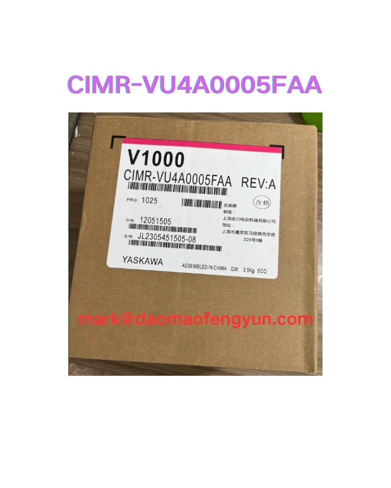 

CIMR-VU4A0005FAA Совершенно новый инвертор