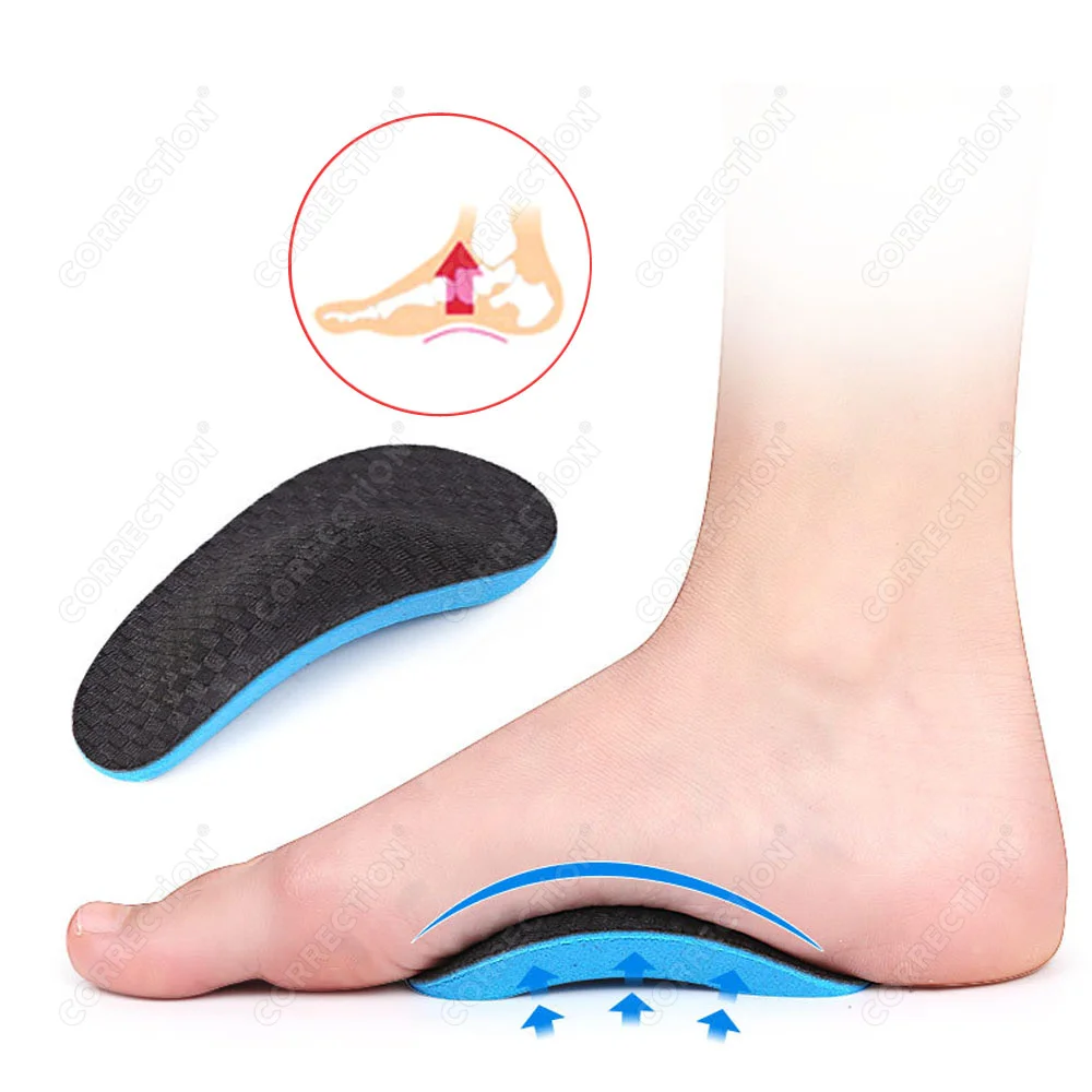 CORRECTiON EVA Flat Feet Arch Support Orthopedic Insoles Pads for Shoes Men Women Foot Valgus Varus Sports Insoles Shoe Inserts