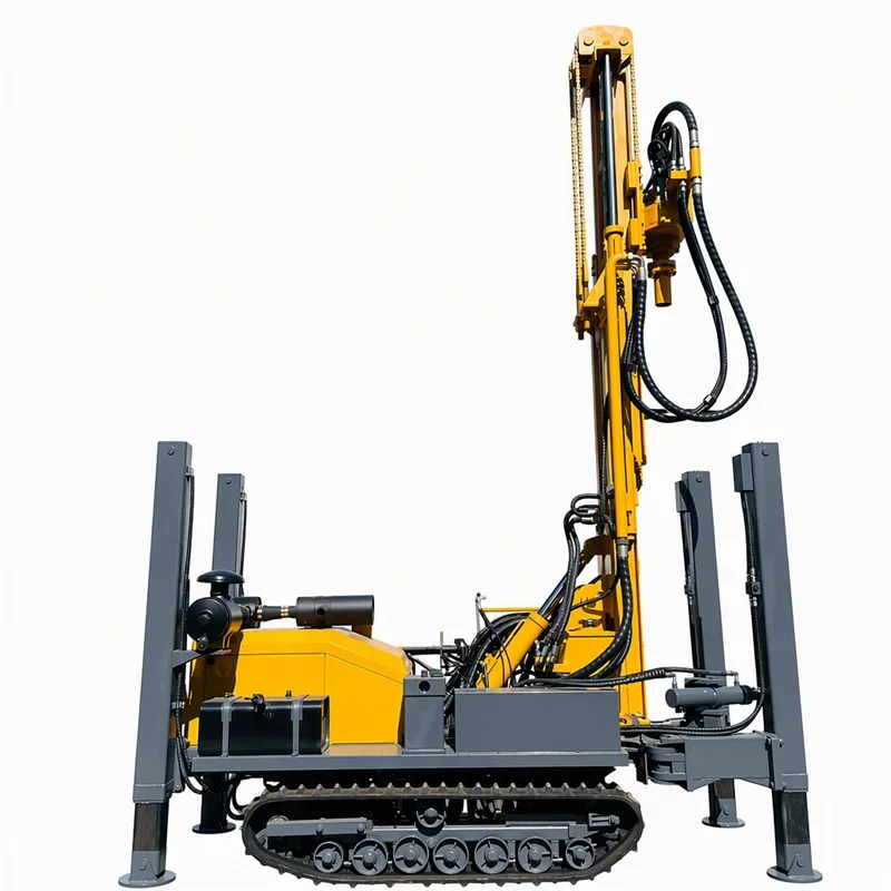 HDL-180 Hydraulic Water Well Drilling Rig 55KW 4.5T Drilling Hole Diameter 140 To 254 Mm Drilling Depth 180m