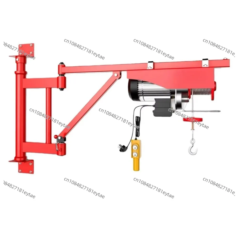 

Rotatable Wall Mounted Mini Folding Crane Thickened Bracket for Home Lifting Hoisting