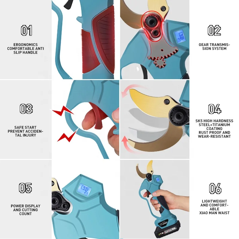 A2-0047 공장 도매 맞춤형 리튬이온 배터리 체인톱 지원