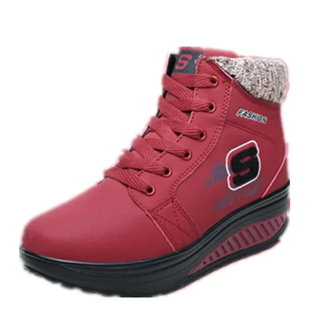 High Quality Waterproof Winter Women Boots Warm Plush Women's Snow Boots Outdoor Non-slip Sneakers Fur Platform Ankle Boots