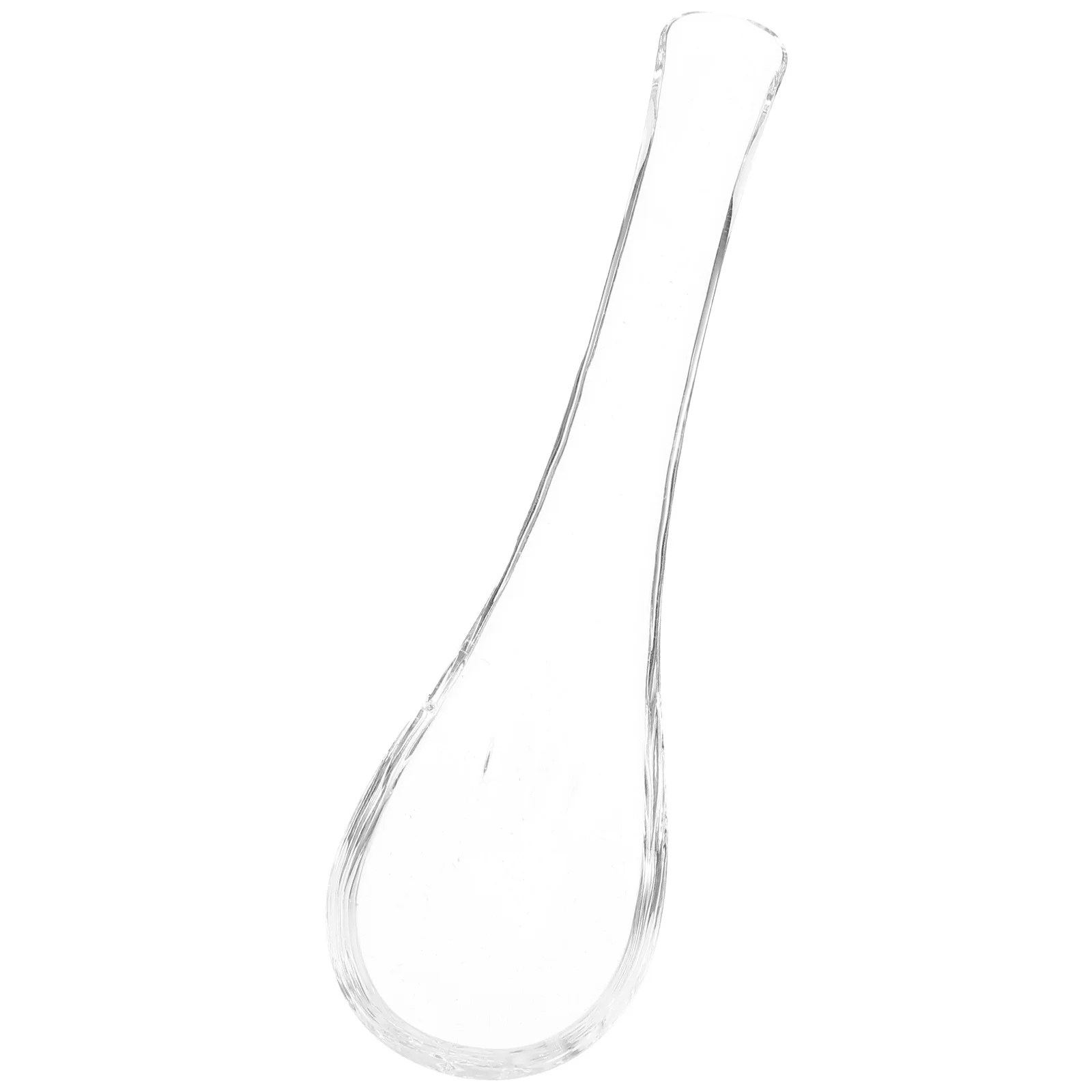 

Heat Resistant Glass Coffee Spoon Compact Small Spoon for Dessert Ice Cream Stirring Kitchen Use Caviar Spoons