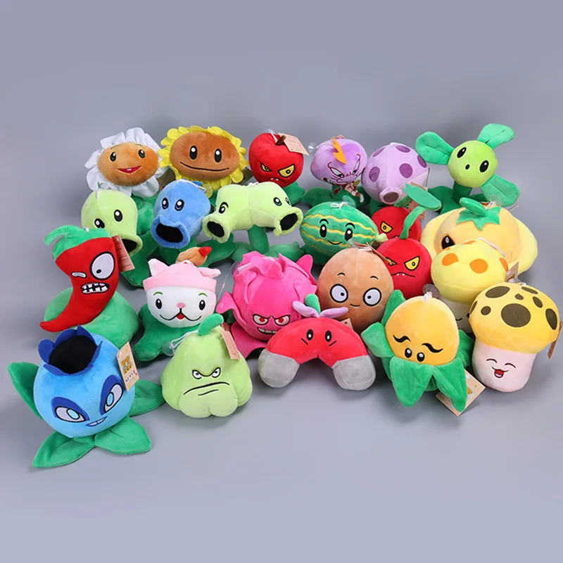 Plants vs Zombies 2 Video Game Character Plush Toys PVZ Plants Peashooter SunFlower Anime Stuffed Plush Dolls Gifts for Children