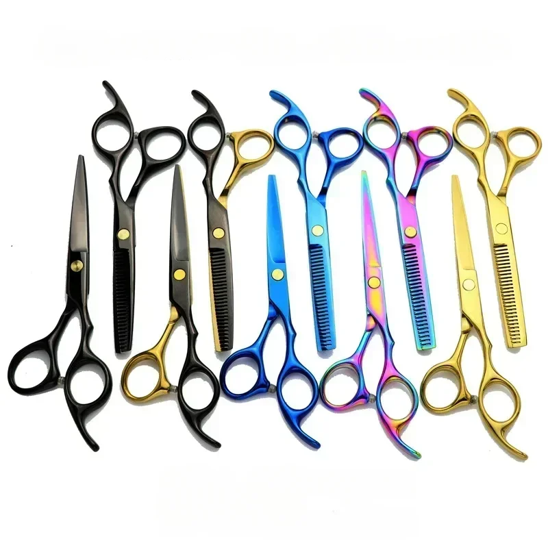 

Professional hairdressing scissors barber accesories Hair Thinning Cut Metal Scissors Tooth Shears Styling Tool cutting scissors