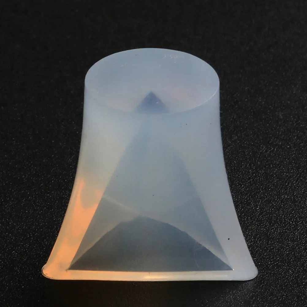 Reusable Silicone Resin Casting Mold 30Mm Triangular Pyramid for Jewelry Craft Crystal Resin Polymer Clay Wax Scented