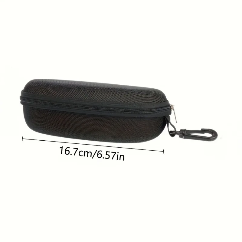 1/3 Pack Portable Zipper Sunglasses Protector Box Eye Glasses Case Box Oxford Travel Pack Glasses Case Accessories With Hook