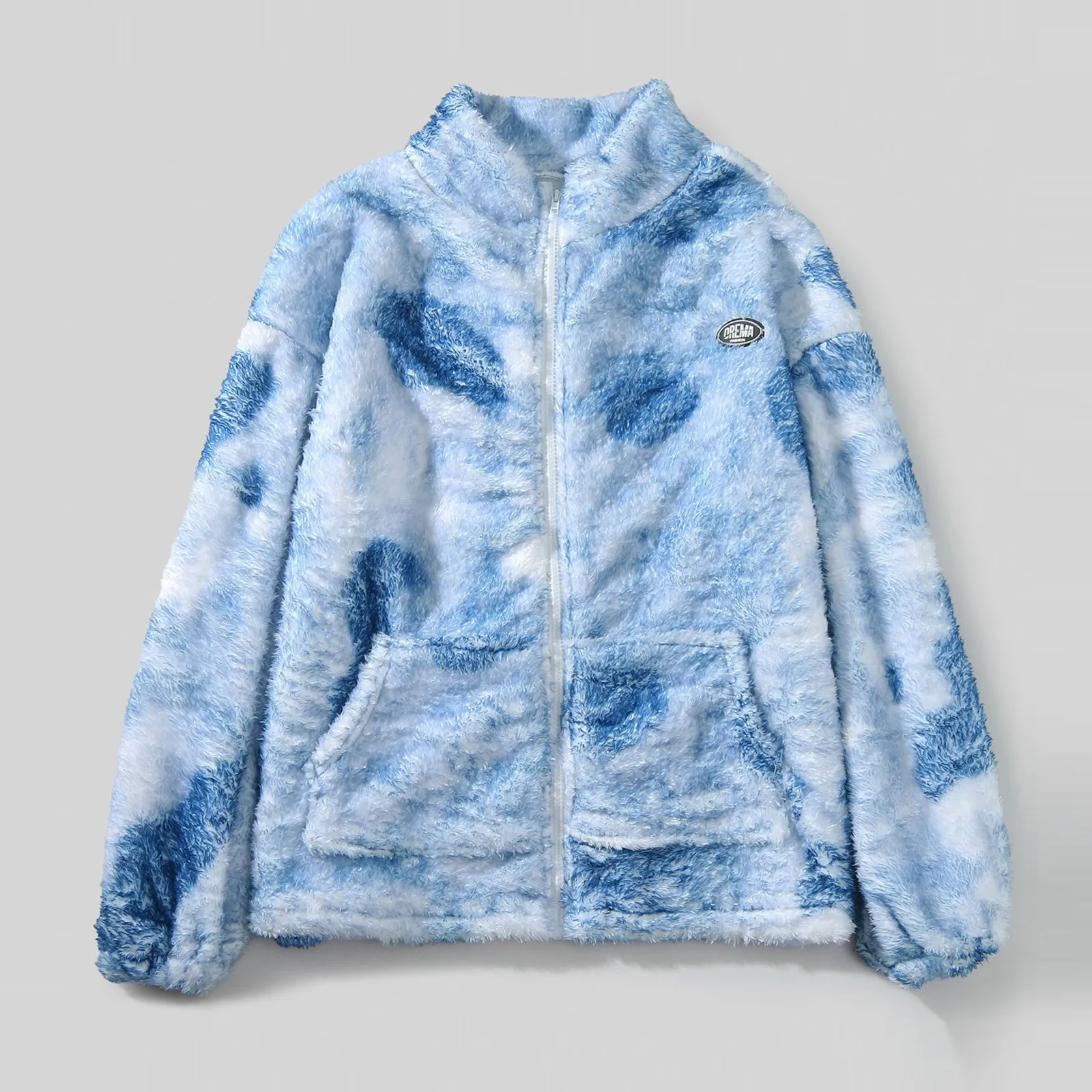 

Womens Casual Crew Neck Zipper Sweatshirt Loose Soft Long Sleeve Pullover Tops Coat With Pocket Women Coat Loose Coat Streetwear